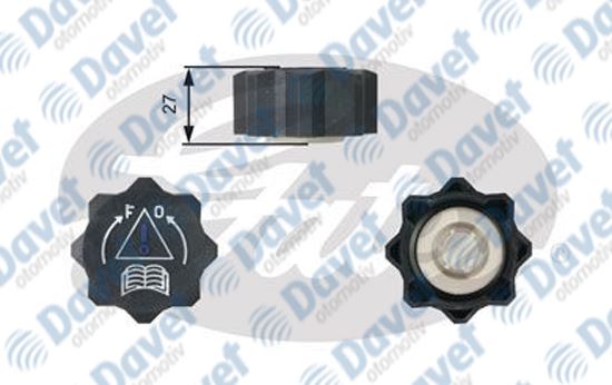 GATES RC218 Yedek Su Depo Kapagi Citroen C3 C4 C5 C Elysee Berlingo 1.6 Hdi 03-